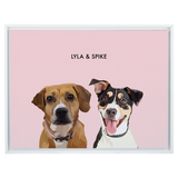 DustyPink18"x24"CanvasFrameWhite