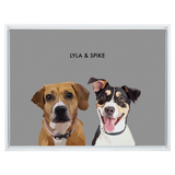 Gray18"x24"CanvasFrameWhite