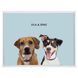 Custom Portrait for Two Pets