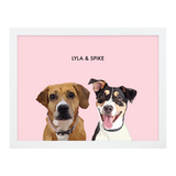 DustyPink18"x24"GalleryPaperFrameWhite