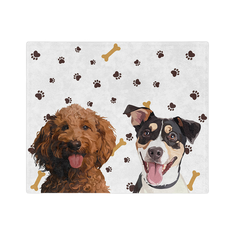 Custom Pet Blanket Create a Unique Personalized Pet Blanket of Your Best Friend Cuddle Clones