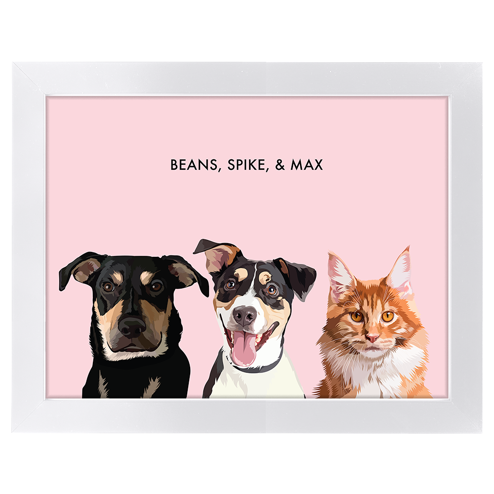 DustyPinkGalleryPaperFramedWhite3Pets