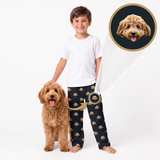 Kids Custom Pet Face Pajama Pants