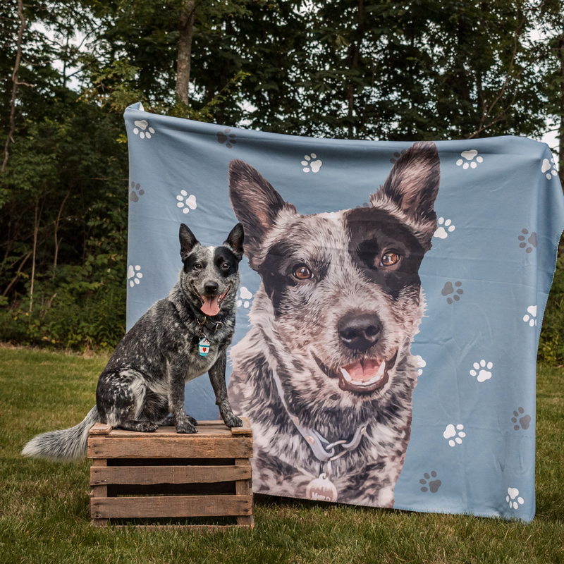 Custom Pet Blanket Create a Unique Personalized Pet Blanket of Your Best Friend Cuddle Clones