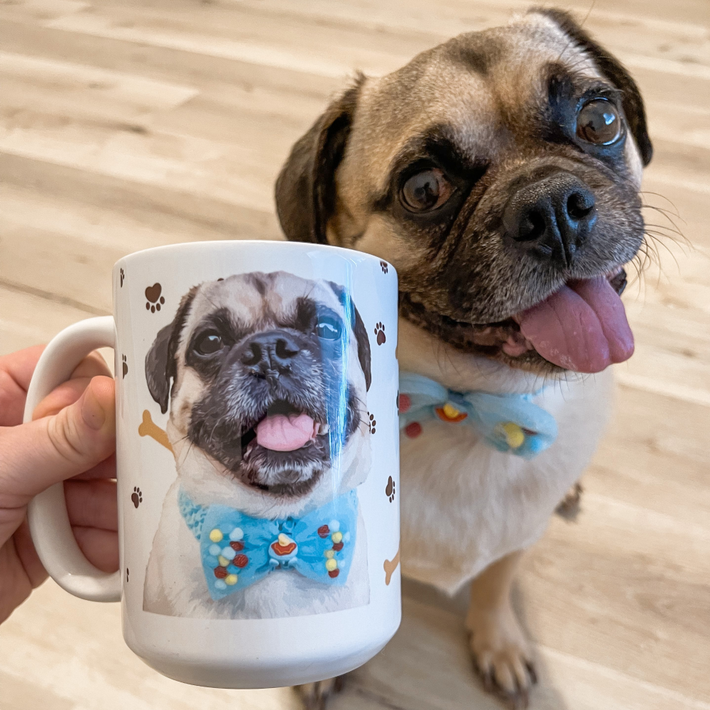 Custom Pet Art Coffee Mugs
