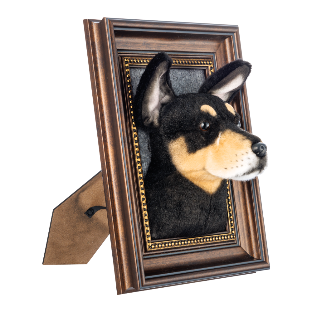 Custom Framed Plush Pet Portrait