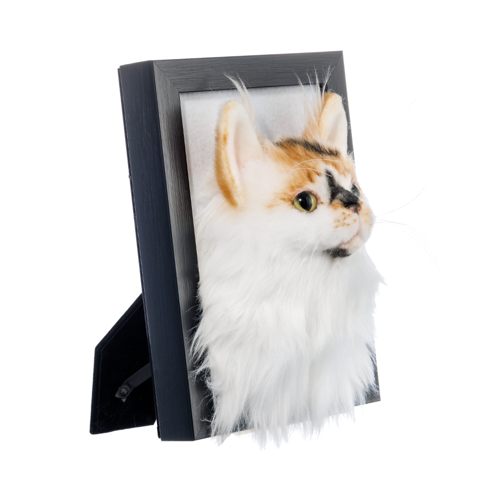 Custom Framed Plush Pet Portrait