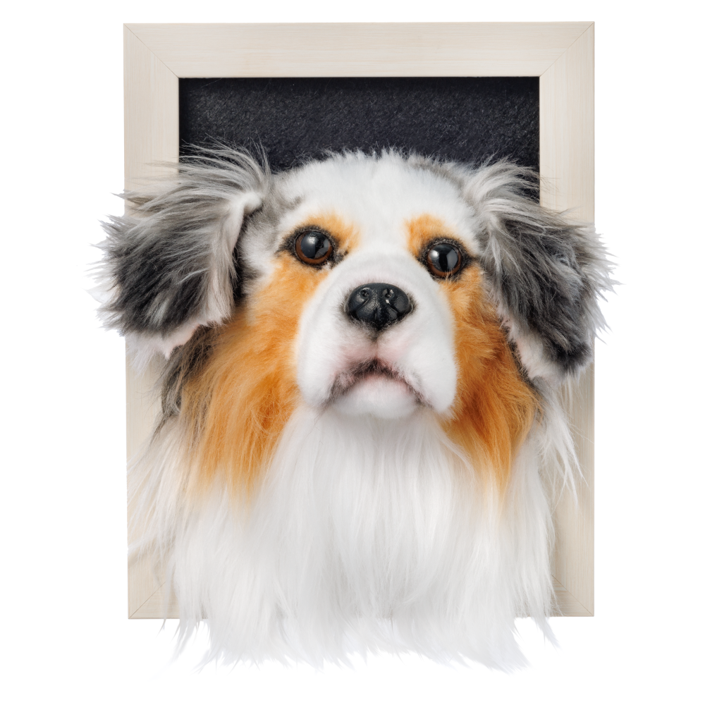 Custom Framed Plush Pet Portrait