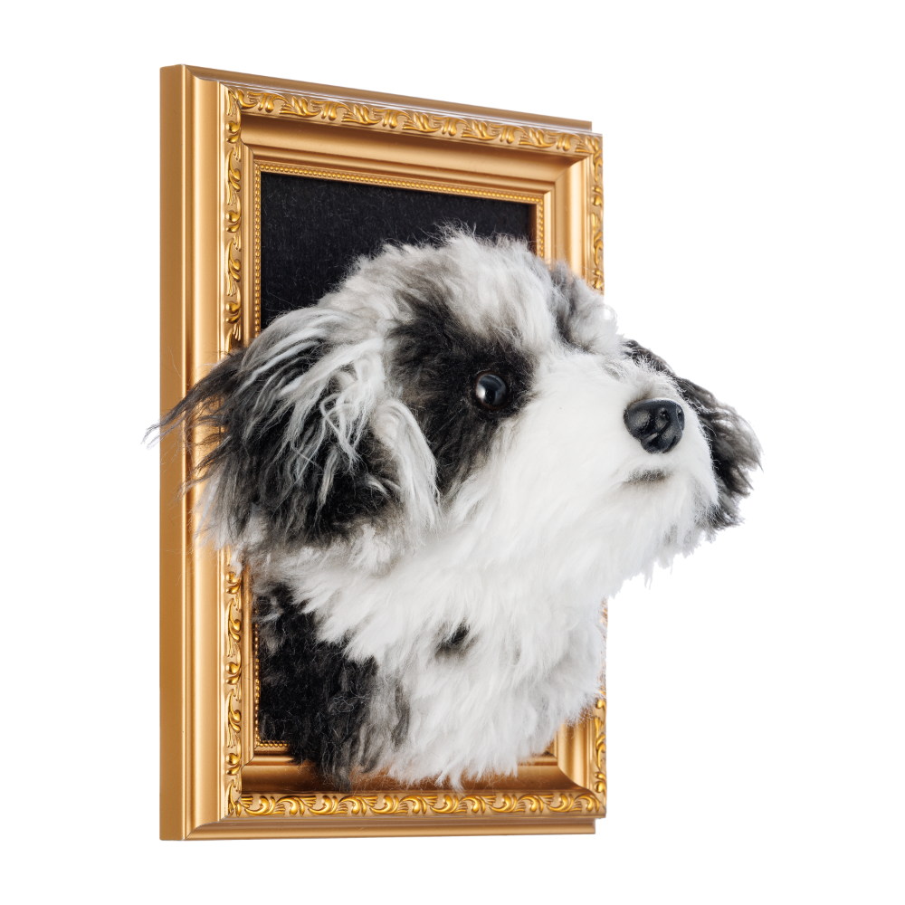 Custom Framed Plush Pet Portrait