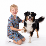 Kids Superman Pajamas with Your Pet's Face