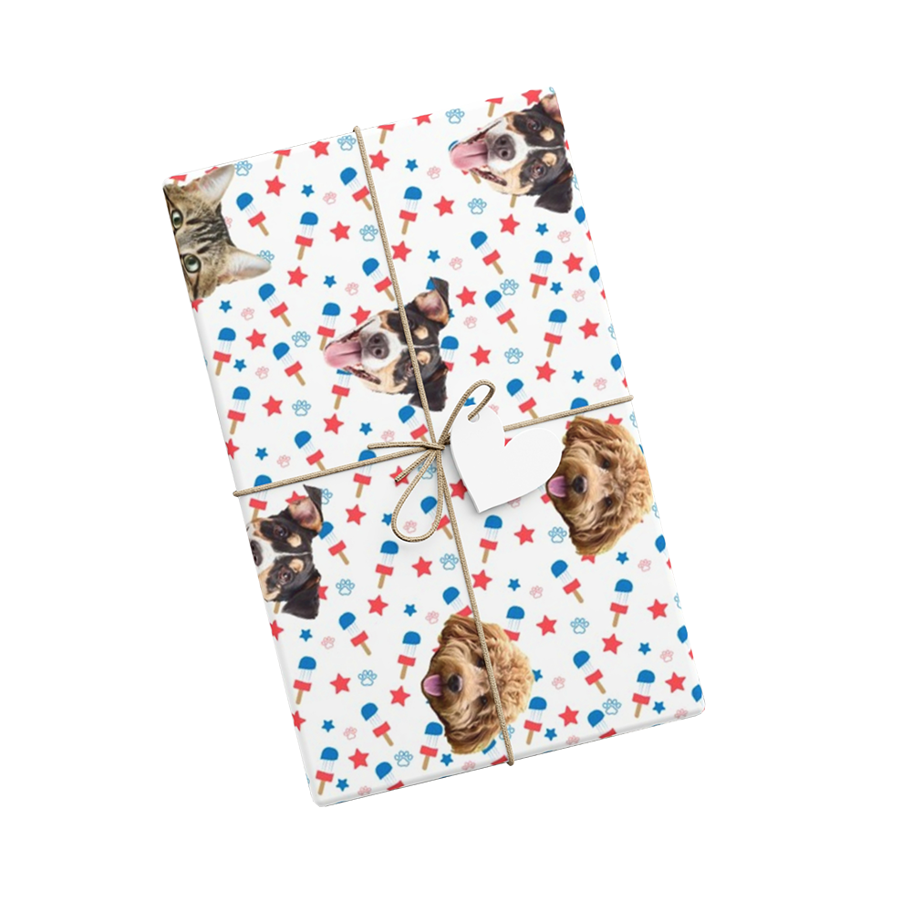 Custom pet wrapping paper best sale