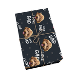 Customized Pet Face Wrapping Paper - 1 Pet